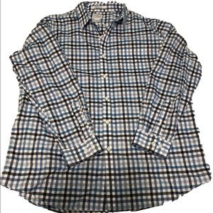L.L. Bean Plaid Button Down Men’s XL